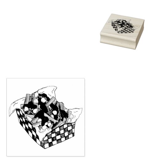 Tampons Encreurs Poutine Québec Canada Aliments canadiens Fries fra (Tamponné)