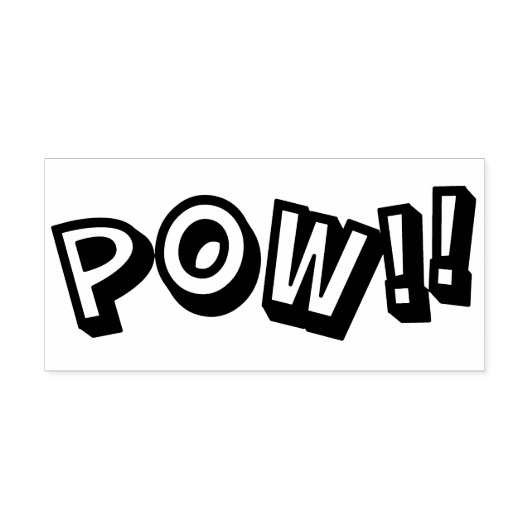Tampons Encreurs POW ! ! Timbre en caoutchouc (Impression)