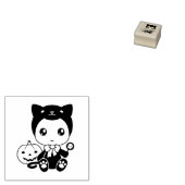 Tampons Encreurs Premier Citrouille de chat noir pour bébé d'Hallow (Tamponné)