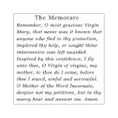 Tampons Encreurs Prière catholique traditionnelle Vierge Marie Memo (Impression)