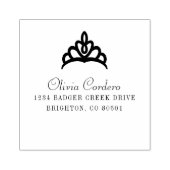 Tampons Encreurs Princess Tiara Nom et adresse (Impression)