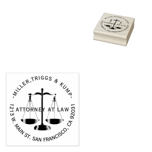 Tampons Encreurs Procureur - Adresse (Tamponné)