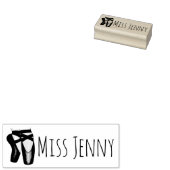 Tampons Encreurs Professeur de danse personnalisé Ballet Pointe Cha (Tamponné)