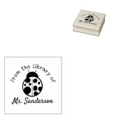 Tampons Encreurs Professeur de la bibliothèque de la classe Ladybug (Tamponné)