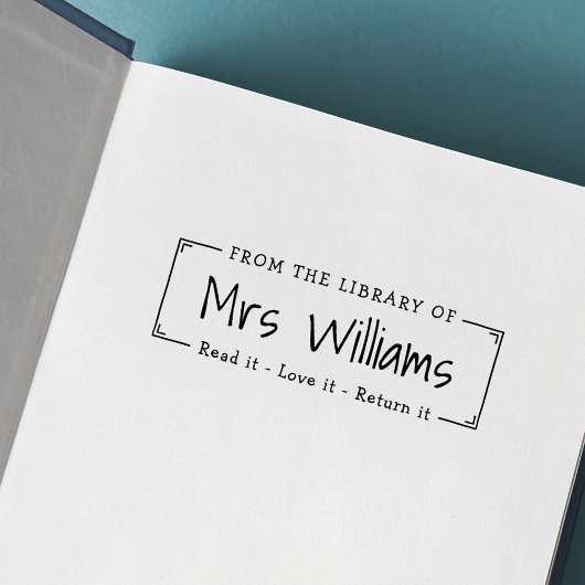 Tampons Encreurs Professeur de la bibliothèque de la plaque d'estam