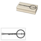 Tampons Encreurs Professeur de musique de Banjo (Tamponné)