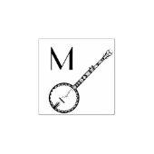 Tampons Encreurs Professeur de musique de Banjo (Impression)