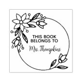 Tampons Encreurs Professeurs Réserver Appartient au Nom Livre (Impression)