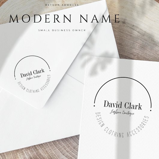 Tampons Encreurs Professionnel Nom moderne Petite entreprise Propri