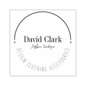 Tampons Encreurs Professionnel Nom moderne Petite entreprise Propri (Impression)