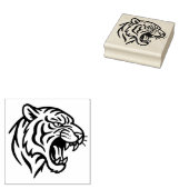 Tampons Encreurs Profil de tigre grognant (Tamponné)