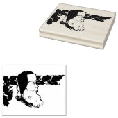 Tampons Encreurs Profil père Noël avec illustration holistique art  (Tamponné)