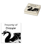 Tampons Encreurs Propriété Dragon personnalisée de (Tamponné)