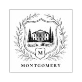 Tampons Encreurs Propriété Laurel Shield | Monogramme mariage (Impression)