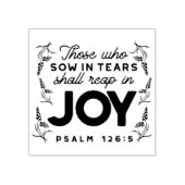 Tampons Encreurs Psalm 126:5 Scripture Typography – Reap in Joy (Impression)