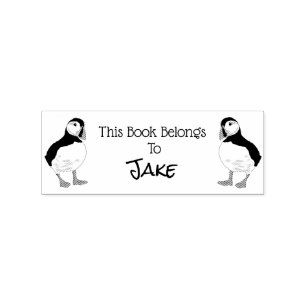 Tampons Encreurs Puffin Ce Livre Appartient À