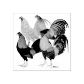 Tampons Encreurs Quatre gamecocks (Impression)