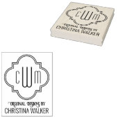 Tampons Encreurs Quatrefoil marocain 3 Emballage commercial initial (Tamponné)