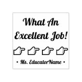 Tampons Encreurs "Quel Excellent Travail !" Timbre en caoutchouc de (Impression)