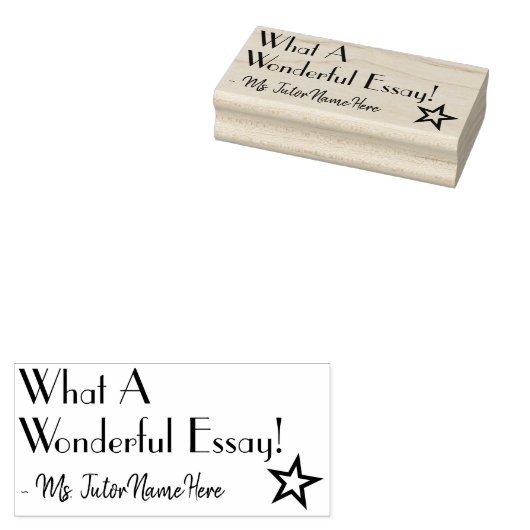 Tampons Encreurs "Quel Merveilleux Essai !" Timbre en caoutchouc de (Tamponné)