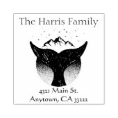 Tampons Encreurs Queue de baleine Silhouette personnalisée (Impression)