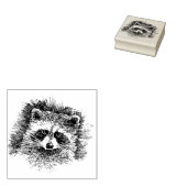 Tampons Encreurs Raccoon Face Nouveau Timbre En Caoutchouc Monté (Tamponné)