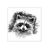 Tampons Encreurs Raccoon Face Nouveau Timbre En Caoutchouc Monté (Impression)