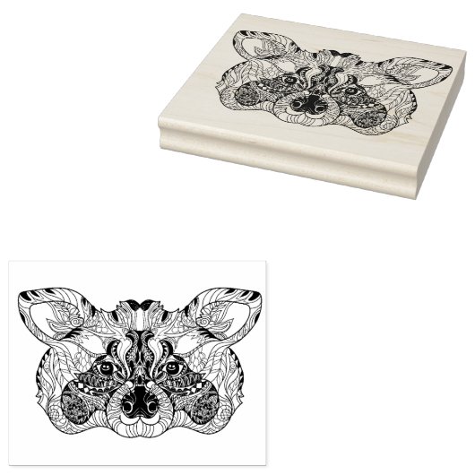 Tampons Encreurs Raccoon inspiré (Tamponné)