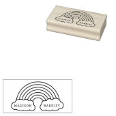 Tampons Encreurs Rainbow Cute Nom des enfants (Tamponné)