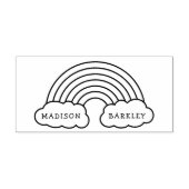 Tampons Encreurs Rainbow Cute Nom des enfants (Impression)