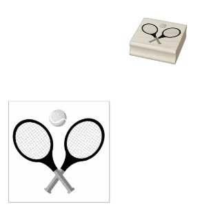 Tampons Encreurs Raquette et balle de tennis tendance