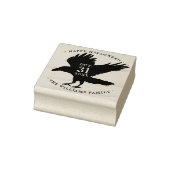 Tampons Encreurs Raven Oiseau Halloween Grunge auto-encre (Tampon)