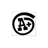 Tampons Encreurs Récompense des professeurs A+ en rouge (Impression)