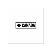 Tampons Encreurs Rectangular Styling Canada Logo Printed Jet Black  (Impression)