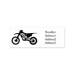 Tampons Encreurs Red dirt bike motorcycle