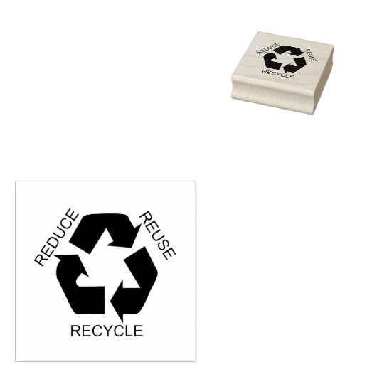 Tampons Encreurs Réduire, réutiliser, recycler (Tamponné)