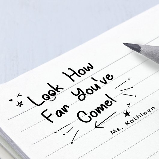 Tampons Encreurs Regard d'encouragement Comme vous avez progressé P