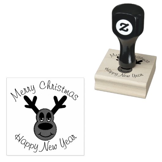 Tampons Encreurs Reinder de Noël (Tamponné)