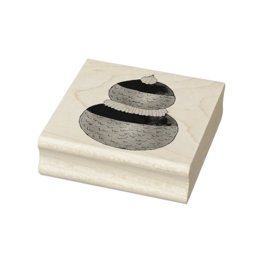 Tampons Encreurs Religieuse Français Choux Pâtisserie Cream Puff De (Tampon)