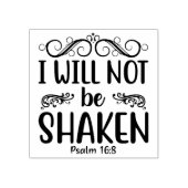 Tampons Encreurs Religieux Chrétienne Je Ne Serai Pas Ébranlé Citat (Impression)
