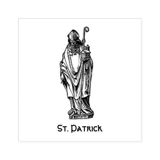 Tampons Encreurs Religieux Saint Patrick Irlande Saint catholique (Impression)