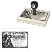 Tampons Encreurs Religious Virgin Mary Memorare Catholic Prayer (Tamponné)