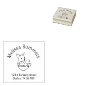 Tampons Encreurs Renard dans une adresse Teacup Arch (Tamponné)