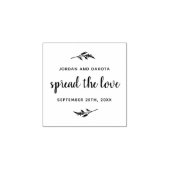 Tampons Encreurs Répandre L'Amour | Noms et Mariage de date personn (Impression)