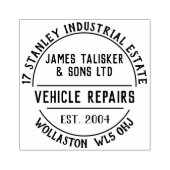 Tampons Encreurs Réparation du véhicule Timbre en caoutchouc d'affa (Impression)