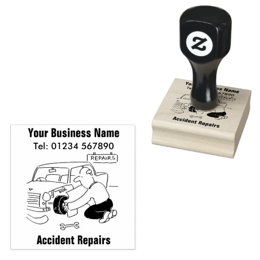 Tampons Encreurs Réparations d'accidents Timbre en caoutchouc (Tamponné)