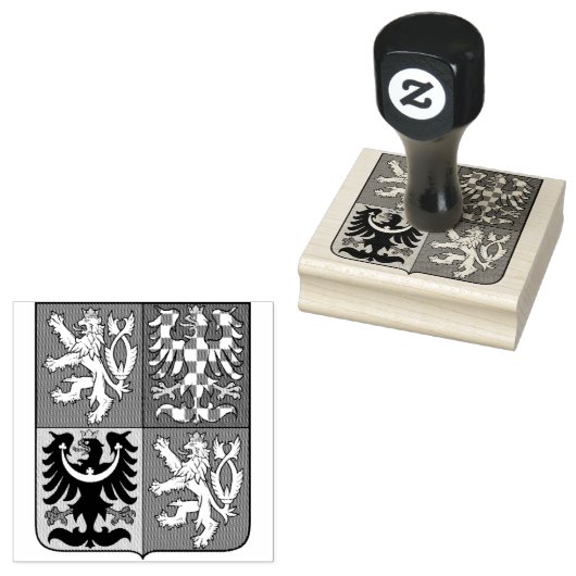 Tampons Encreurs République tchèque Crest Caoutchouc (Tamponné)