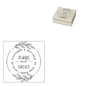 Tampons Encreurs Ressorts et scripts rustiques, toujours et jamais (Tamponné)