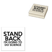 TAMPONS ENCREURS RESTEZ EN ARRIÈRE JE VAIS FAIRE DE LA SCIENCE (Tamponné)