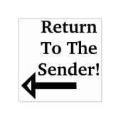 Tampons Encreurs "Retour À L'Expéditeur !" + Timbre En Caoutchouc F (Impression)